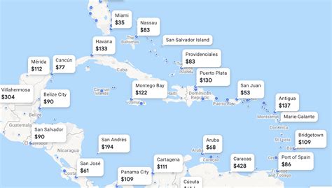 where are the cheapest flights to the caribbean